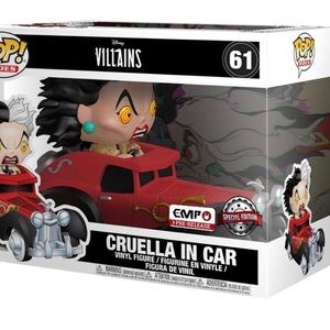 Funko Pop! Rides Disney 101 Dalmations Cruella in Car Exclusive